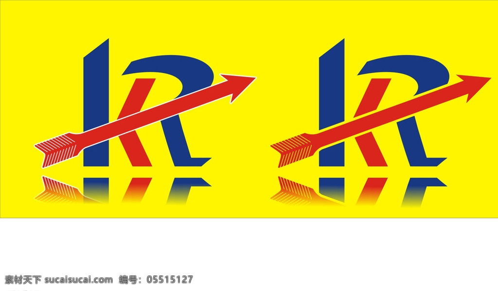 标志 logo 字母k 字母r 字母标志 公司标志 公司logo logo设计 黄色