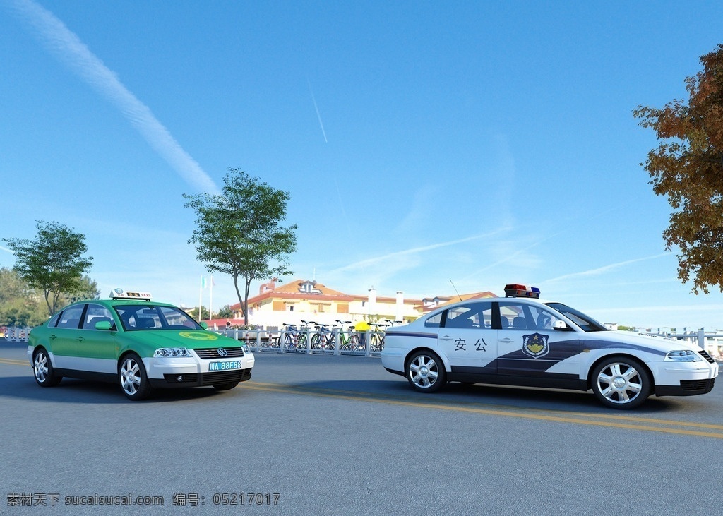 影视 级 出租车 警车 max模型 车 影视级 交通 矢量 3d设计 其他模型 max