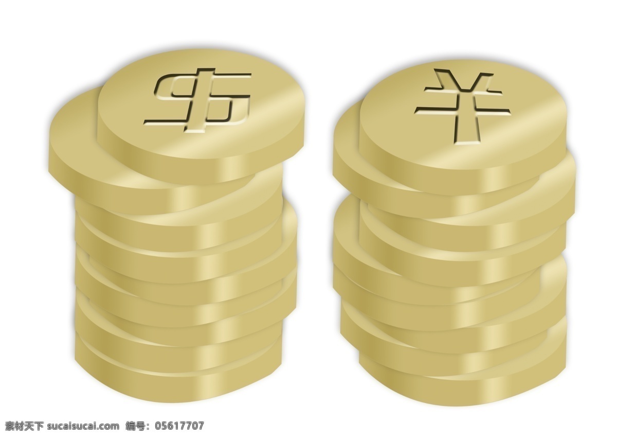 黄色 美元 人民币 符号 金币 免 抠 图 免抠图 卡通钱币 游戏金币 黄色金币 游戏币 金钱 铜色 金色 美元符号 人民币符号