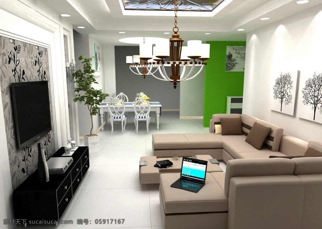 现代客厅 客厅 简单客厅 混搭 简易客厅 3d设计 室内模型 max
