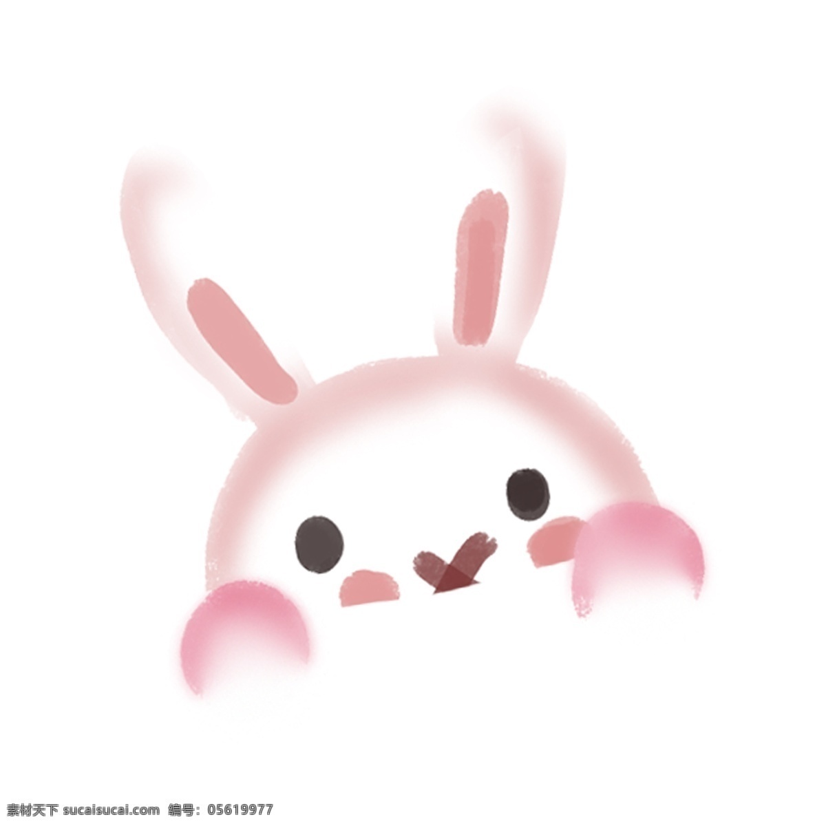 小 兔子 动物 卡通 透明 小兔子 卡通元素 免抠元素 png元素