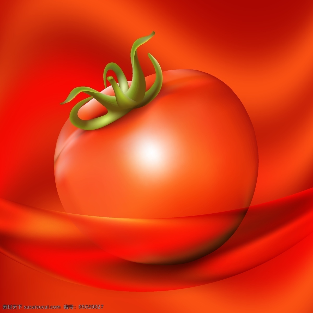 卡通 番茄 西红柿 蔬菜 矢量 感水花 水纹 吸管 番茄汁 新鲜蔬菜 卡通蔬菜 矢量蔬菜 蔬菜水果 生物 世界 红色