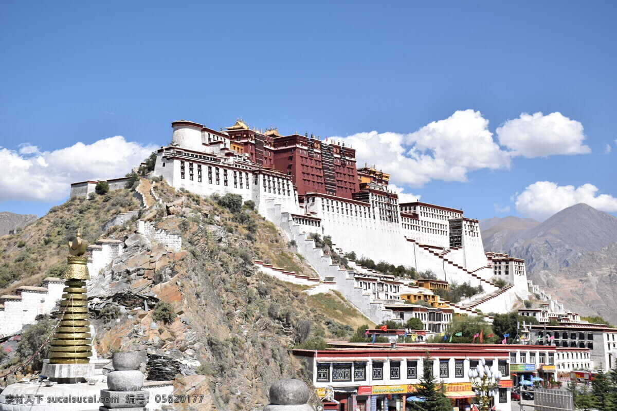 布达拉宫景色 布达拉宫 布达拉宫实拍 布达拉宫广场 布达拉宫建筑 布达拉宫特写 布达拉宫素材 布达拉宫风光 西藏 西藏布达拉宫 蓝天白云 拉萨布达拉宫 自然景观 建筑景观