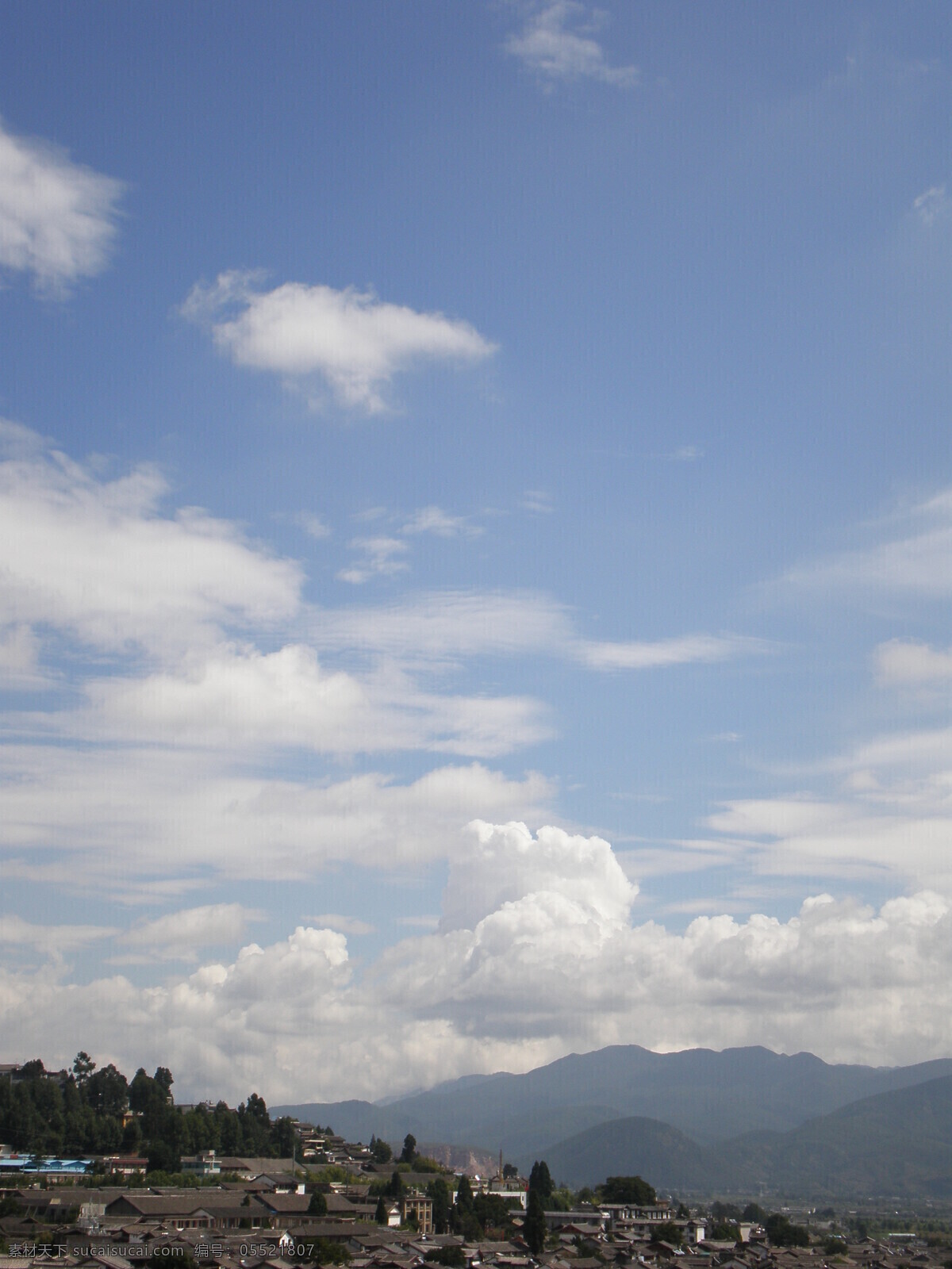 丽江 天空 云彩 云南 风景 生活 旅游餐饮