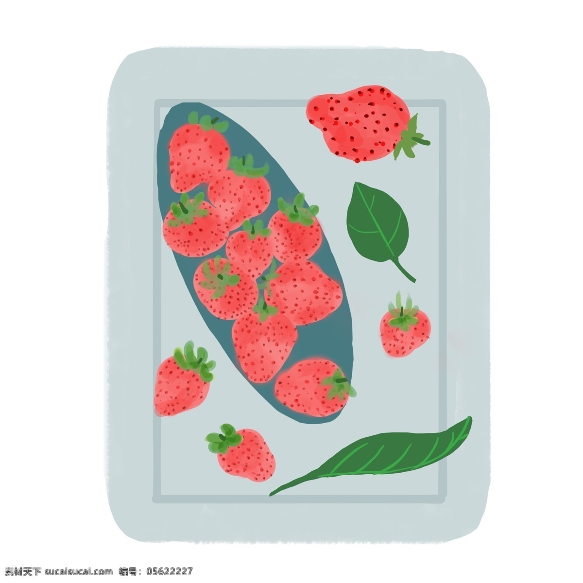 手绘 新鲜 草莓 插画 进口的草莓 卡通插画 手绘草莓插画 有机的草莓 红色的草莓 新鲜的草莓