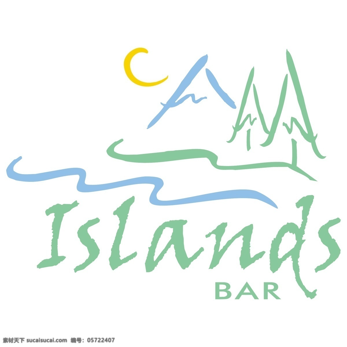岛 酒吧 自由 标识 标志 psd源文件 logo设计
