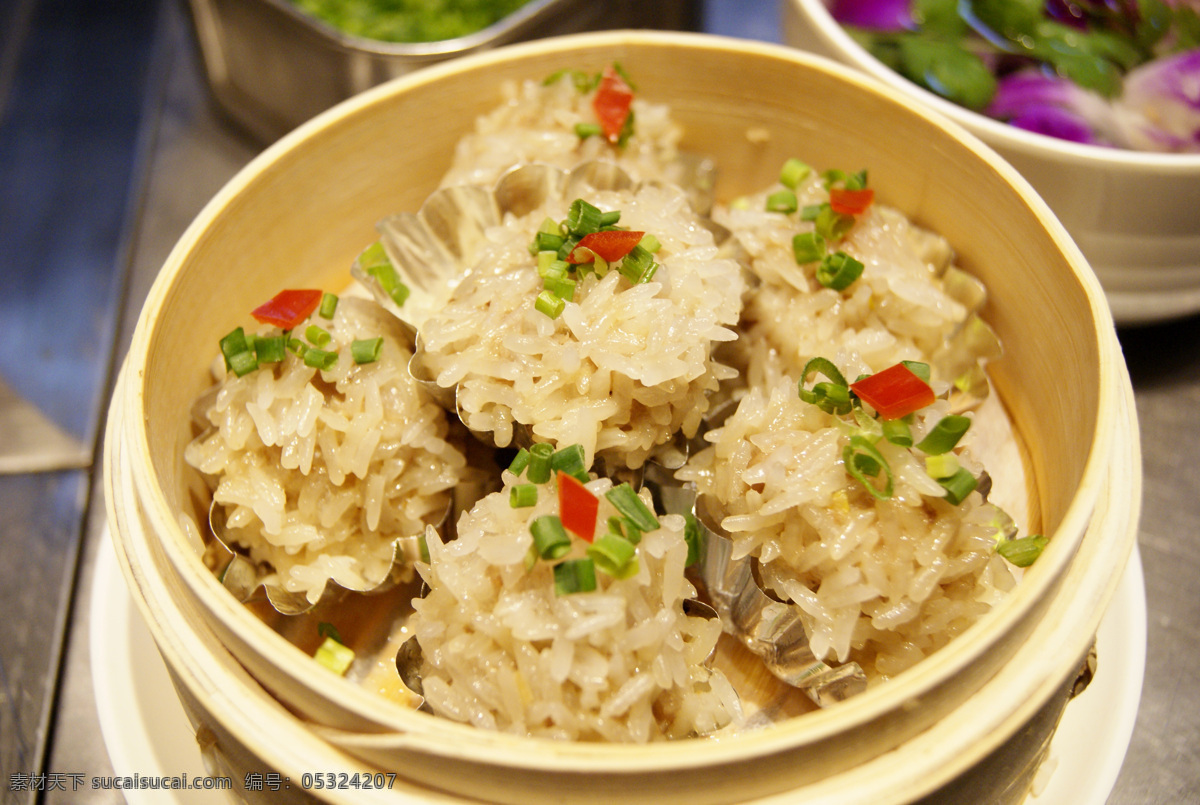 珍珠圆子 珍珠丸子 圆子 蒸圆子 糯米圆子 美食 传统美食 餐饮美食