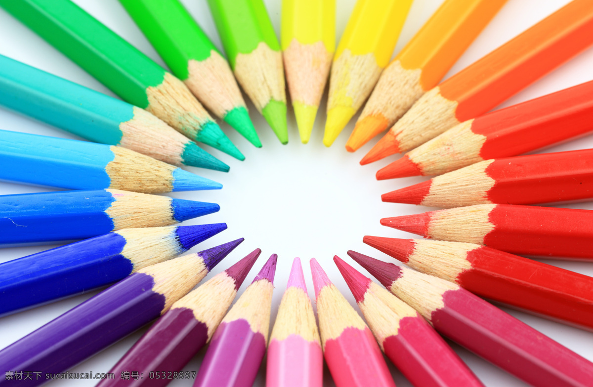 彩色 蜡笔 美术用品 彩色蜡笔 五颜六色 美术 画画 办公学习 生活百科