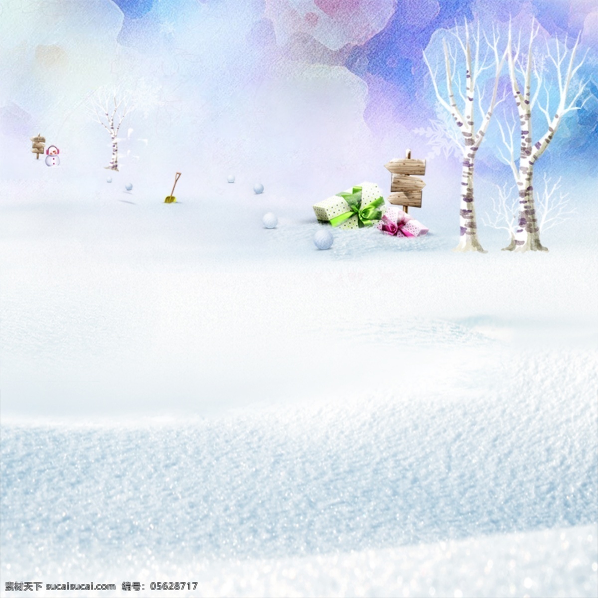 冬季插画背景 冬季背景 冬季插画 冬天 广告设计模板 源文件 冬季 氛围 模板下载 冬季氛围 写意背景 白色