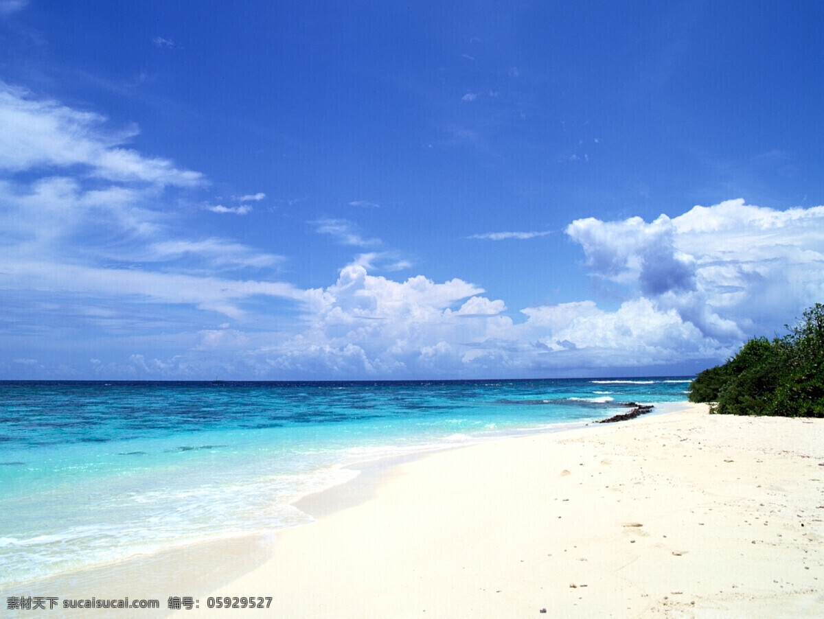 海滩 风景图片 海边 海水 蓝天 沙滩 云 自然风景 自然景观 滩风景 psd源文件