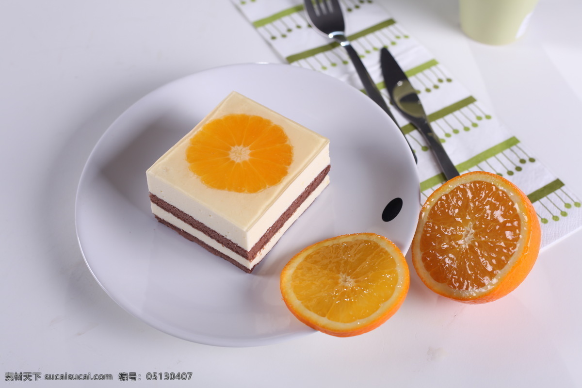 西点 橙子 橘子 三色蛋糕 茶点 下午茶 蛋糕海报 茶餐厅 美食摄影 西餐美食 餐饮美食