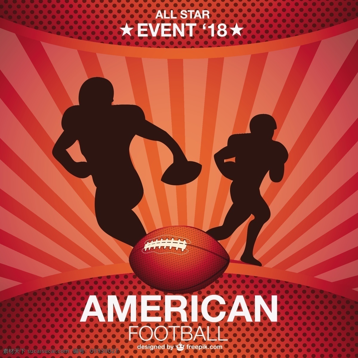 美国 足球 运动员 跑动 背景 运动 人 模板 壁纸 轮廓 布局 跑 游戏 跑步 娱乐 插图 红色