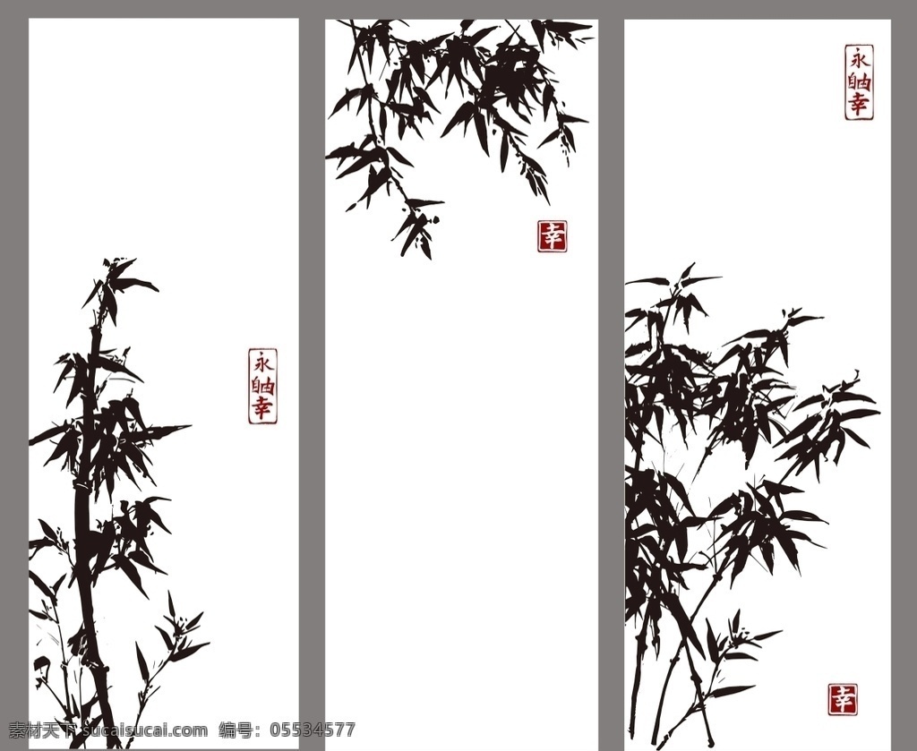 硅藻泥 不干胶 贴纸 花型硅 花型 竹子 背景 底纹边框 背景底纹