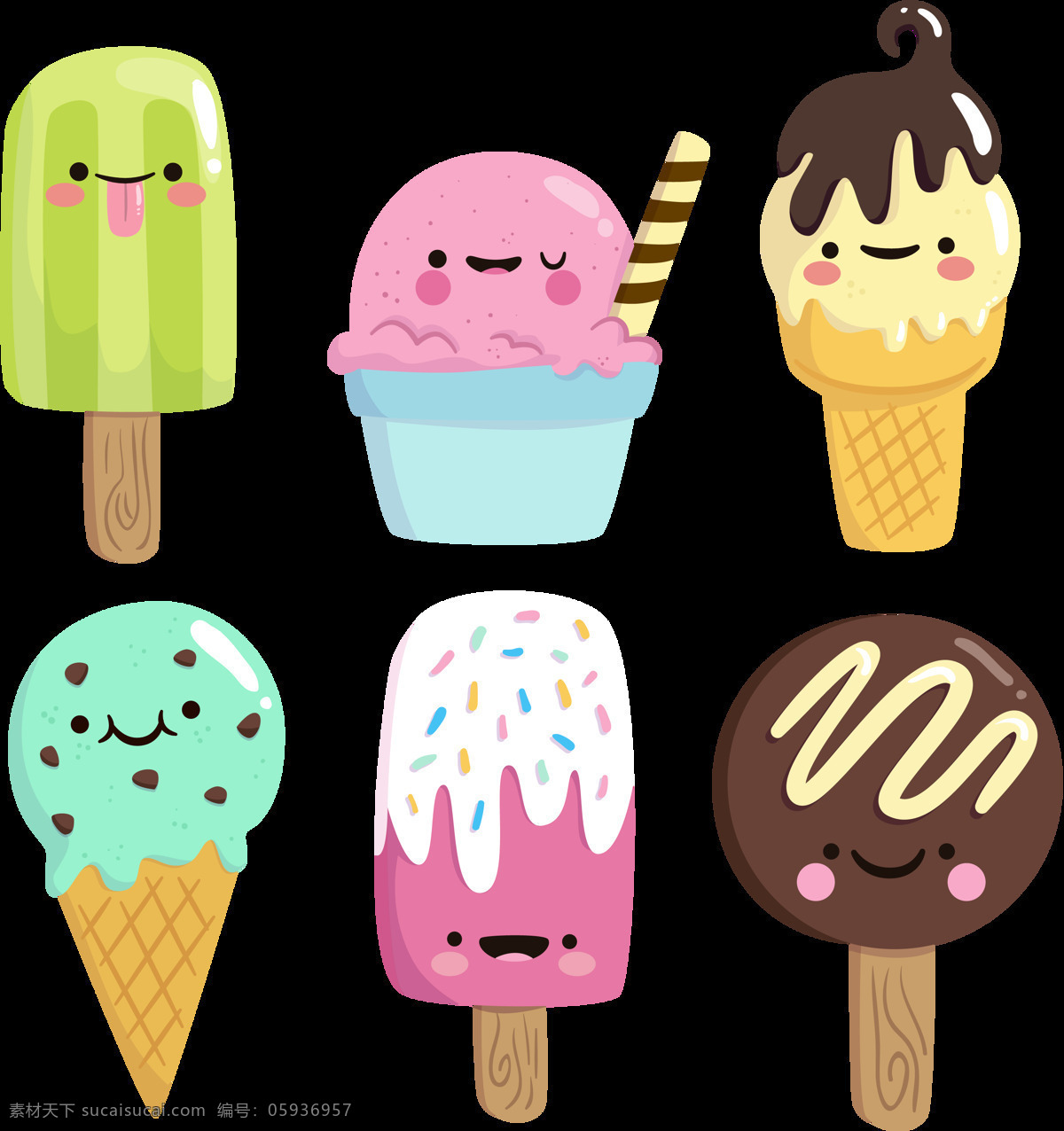 彩色 可爱 冰淇淋 免 抠 透明 图 层 甜品图标 冷饮插图 清凉甜品 冰淇淋标志 雪糕图标 冰激凌图标 冰激凌插图 卡通冰淇淋 手绘冰淇淋 雪糕图案 冰淇淋促销 冰淇淋素材