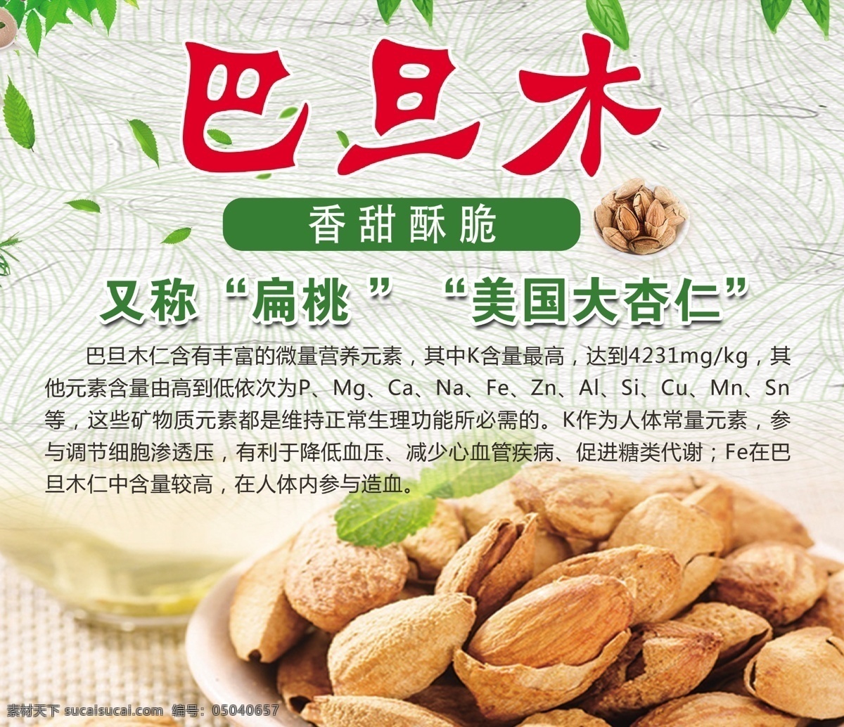 巴旦木图片 巴旦木 扁桃 美国大杏仁 巴旦木简介 扁桃简介