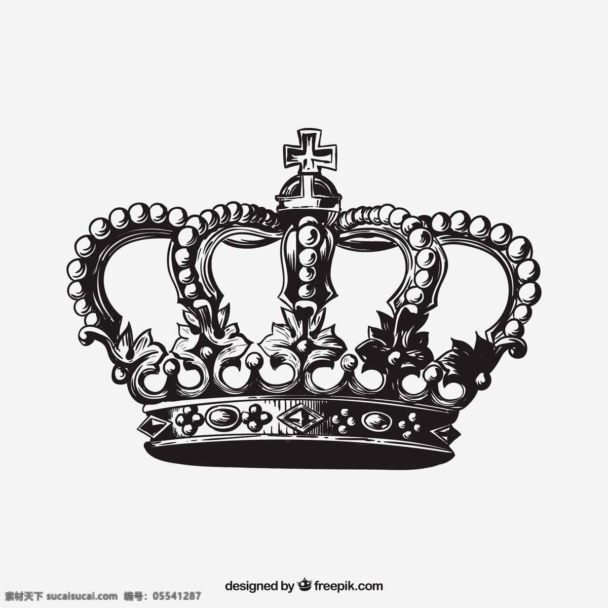手绘古董皇冠 一方面 皇冠 饰品 手工绘制 绘制 国王 王后 手绘画 古董 珠宝 王冠王国 粗略的绘制 白色