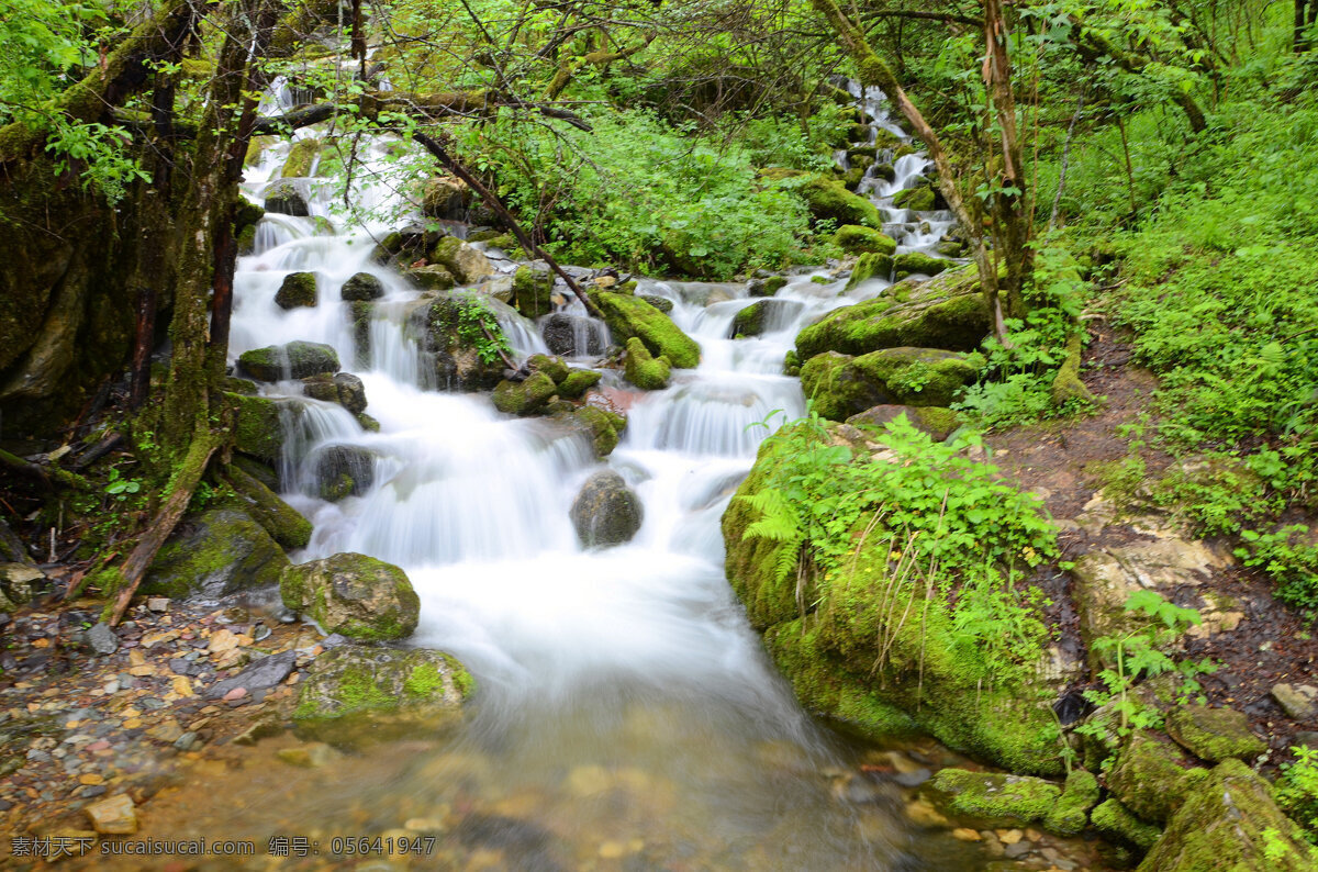 流水 高山流水 流水瀑布 瀑布 细水长流 旅游摄影 自然风景