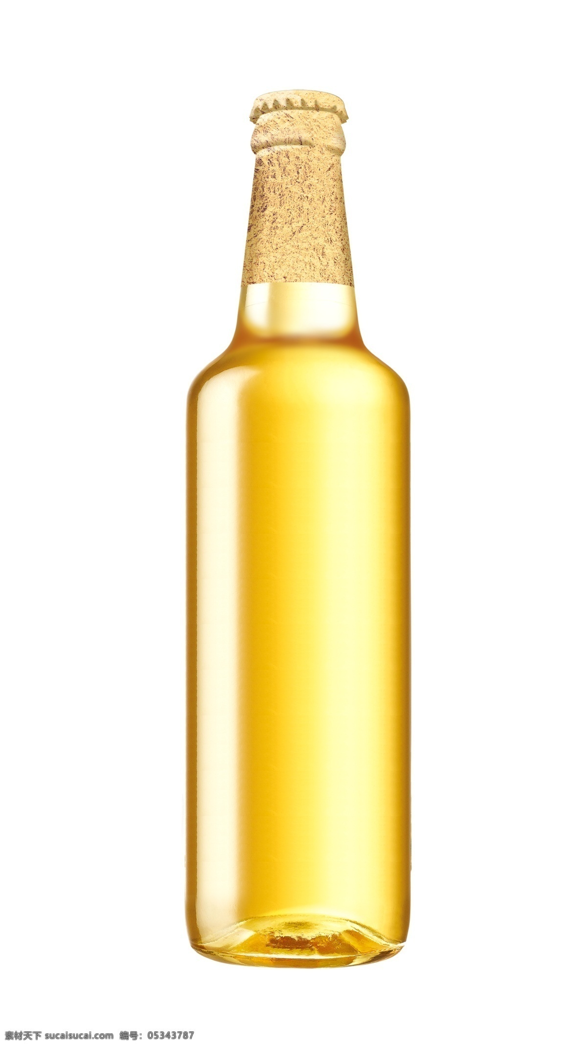 啤酒瓶 模版下载 啤酒 瓶 瓶形 黄色 效果图 白底 源文件
