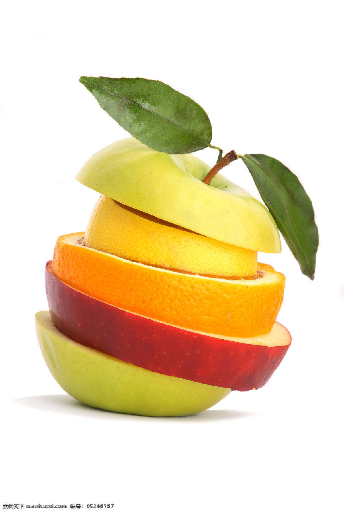 水果拼图 创意 奇妙 有趣 青苹果 红苹果 橙子 梨 美味水果集锦 水果 生物世界