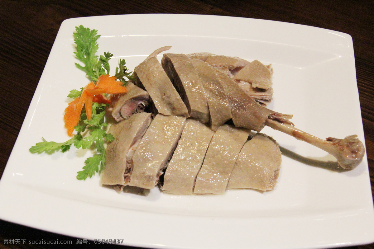 贡鹅 鹅腿 苦菊 鹅肉 高清 美图 餐饮美食 传统美食