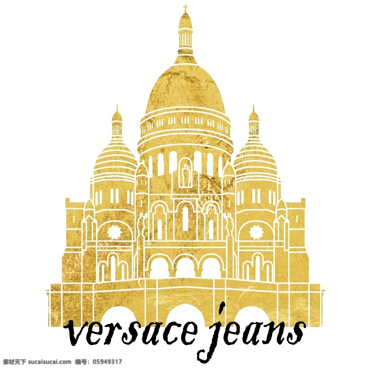 金属 填充 印花 专题 vers versace 黄色 建筑 自然景观 建筑园林