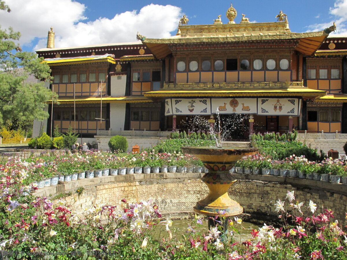 罗布林卡 西藏 拉萨 园林 公园 宫殿 旅游 古迹 文物 文化 夏宫 建筑 艺术 西藏建筑 建筑摄影 建筑园林