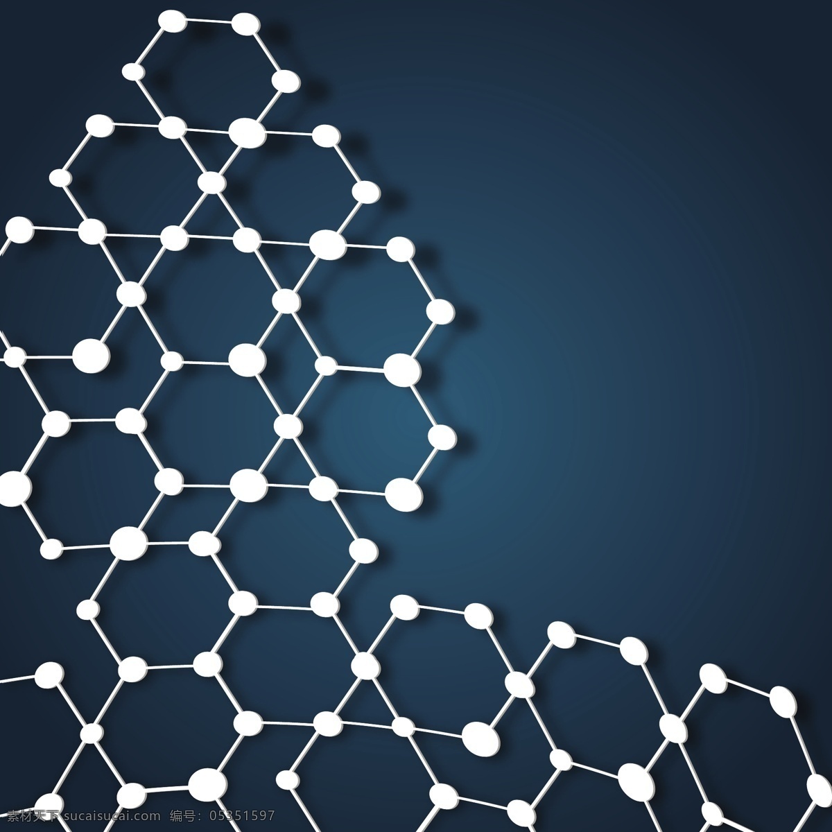 六边形背景 结构式 分子式 科学概念 科学图标 科技图标 化学 物理 办公学习 生活百科 矢量素材 黑色