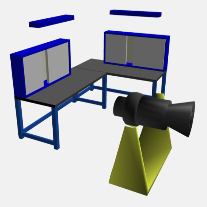 发动机 工作站 航空航天 3d模型素材 建筑模型