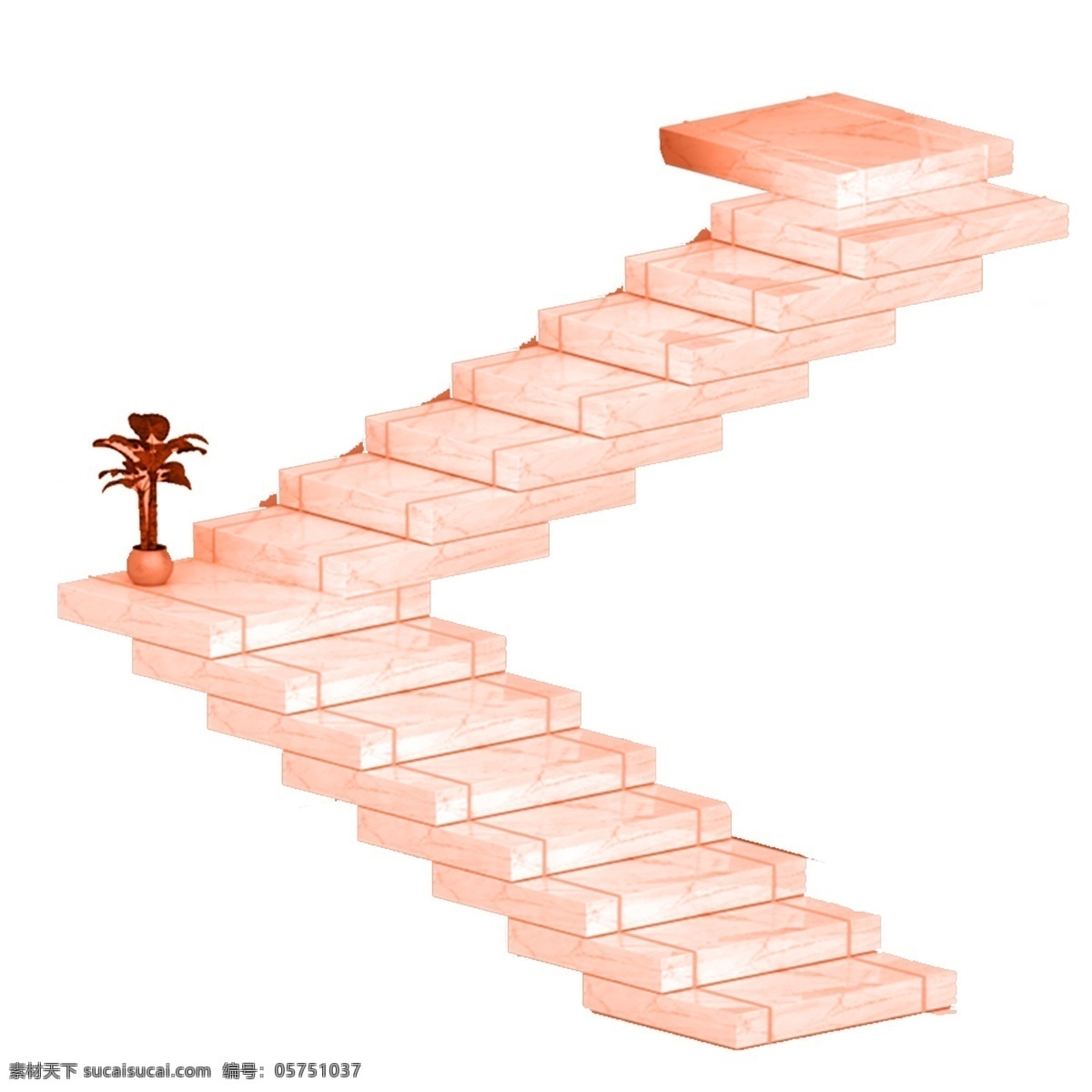 长长 楼梯 免 抠 图 梯子 卡通图案 卡通插画 建筑楼梯 植物盆栽 时尚盆景 植物 叶子 长长的楼梯 免抠图