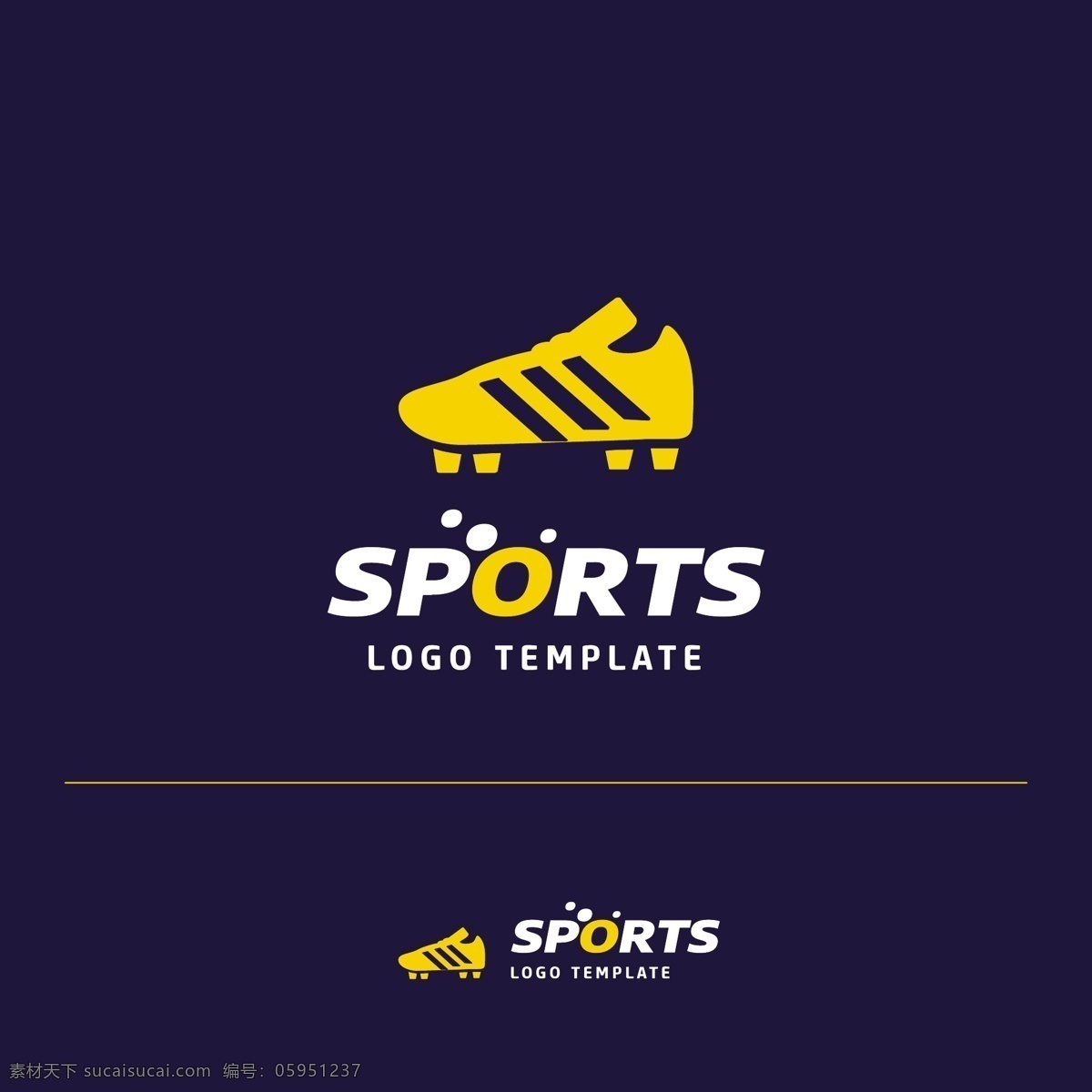 足球 体育 标志 logo 模板 球鞋 运动 logo模板