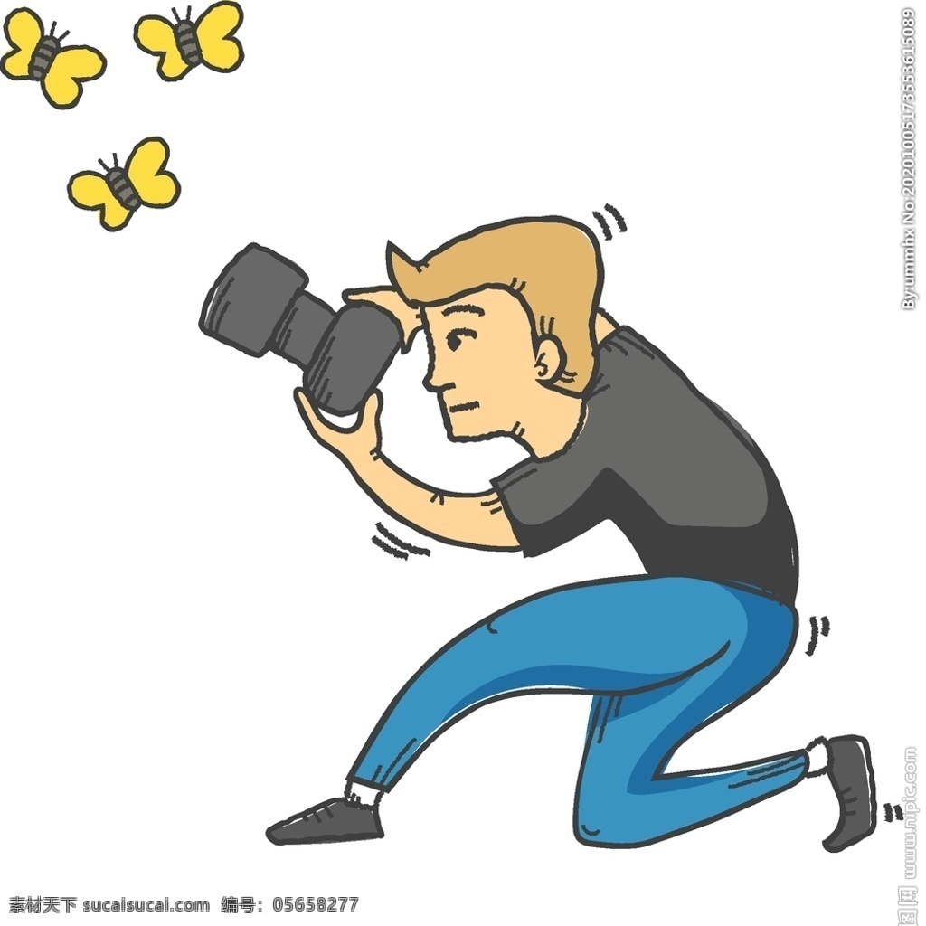 摄影师图片 摄影师 摄像师 照相机 职业 拍摄 拍照 数码摄像 摄影工作 拍摄工作 自由摄影 卡通人物 插图