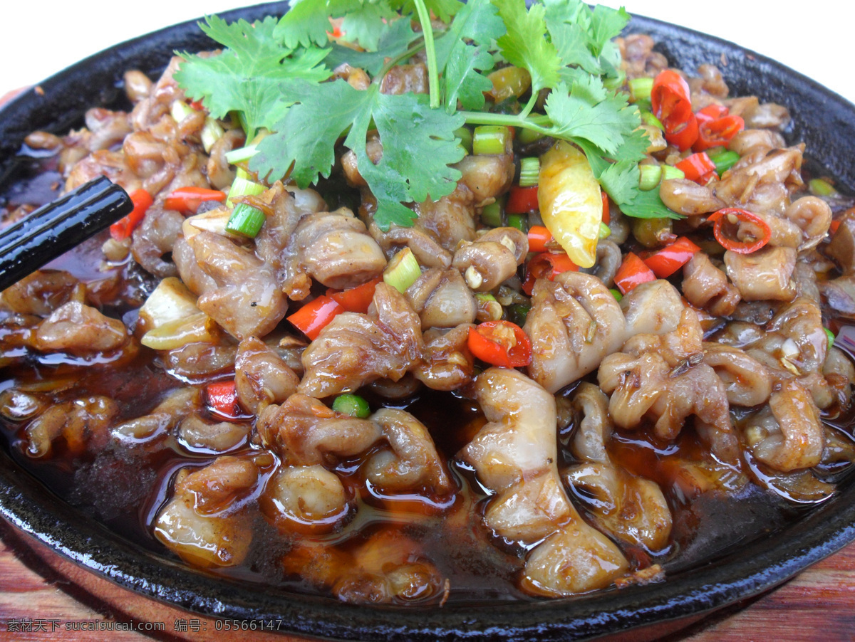 铁板生肠 中华美食 传统美食 餐饮美食