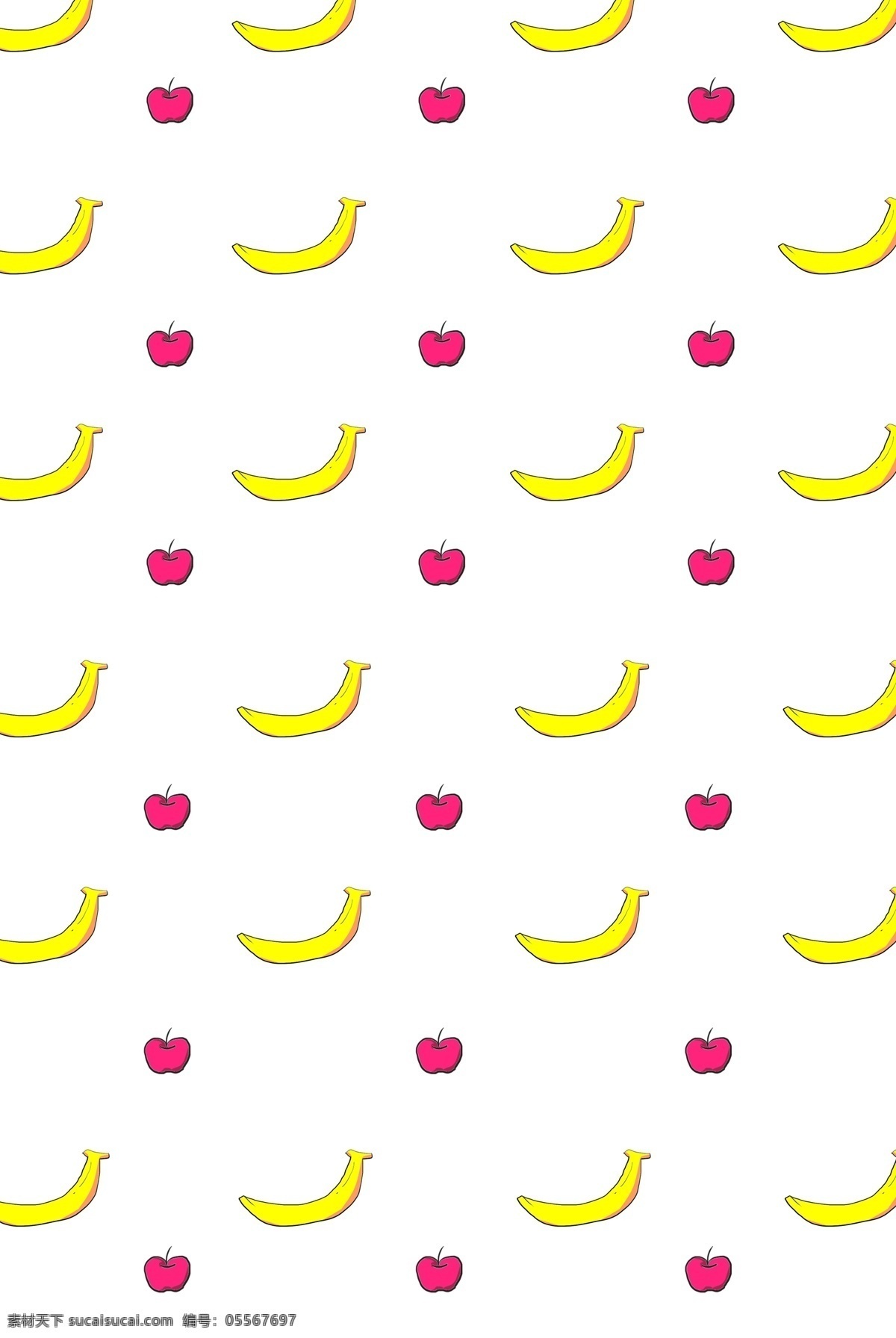 香蕉苹果 背景 底纹 水果背景 香蕉背景 红苹果 插图 苹果背景 背景插图 水果 插画