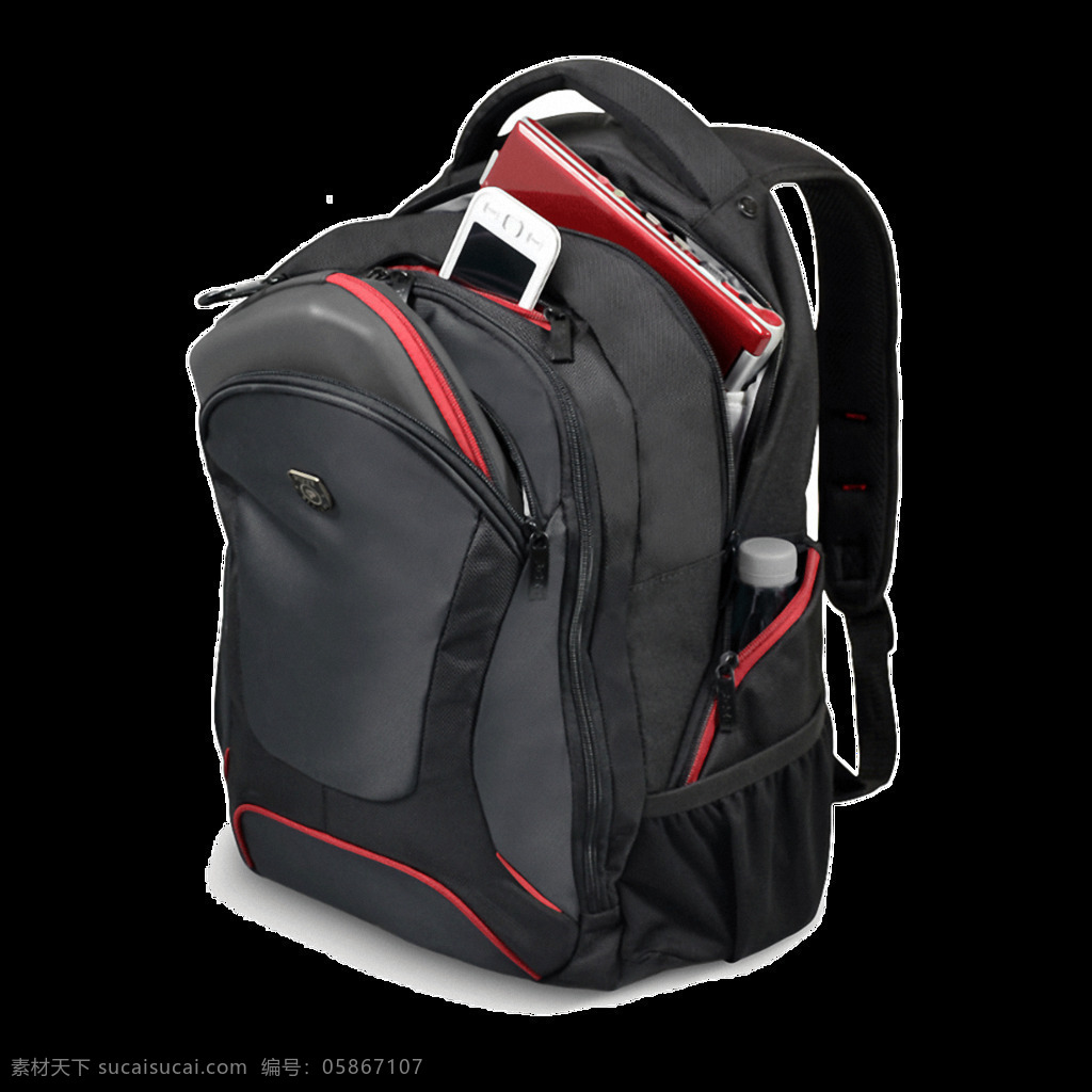 黑色 网布 背包 免 抠 透明 黑色网布背包 双肩 登山包 登山 轻便登山包 旅行背包