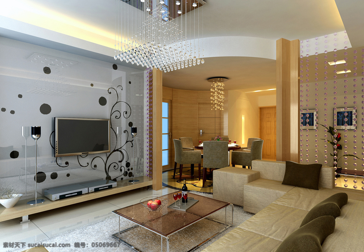 现代 沙发 客厅 装饰 家居装饰素材 室内设计