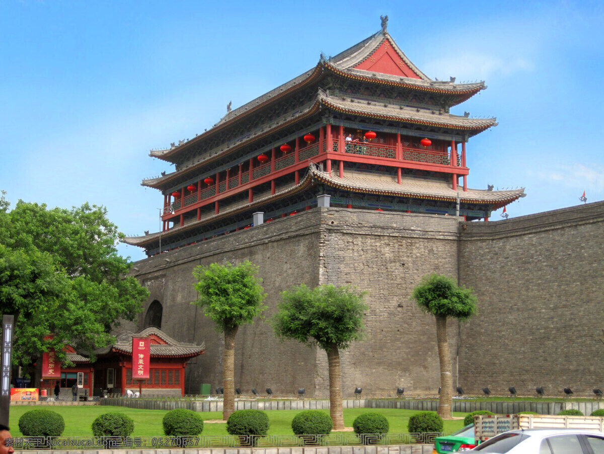 西安城墙 墙体 女墙 垛口 城门 瓮城 国内旅游 旅游摄影 灰色