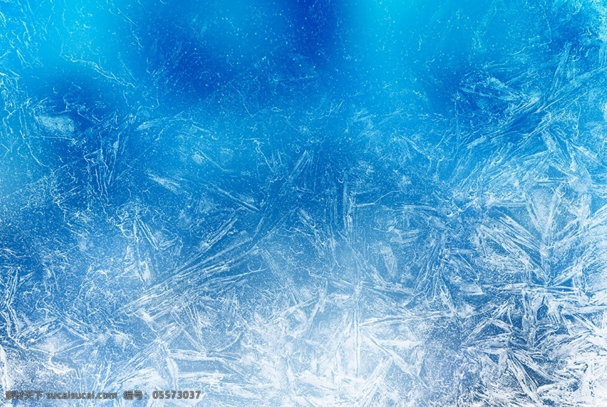 冰花 窗户冰花 冰雪世界 玻璃冰花 蓝色冰花 蓝色冰雪