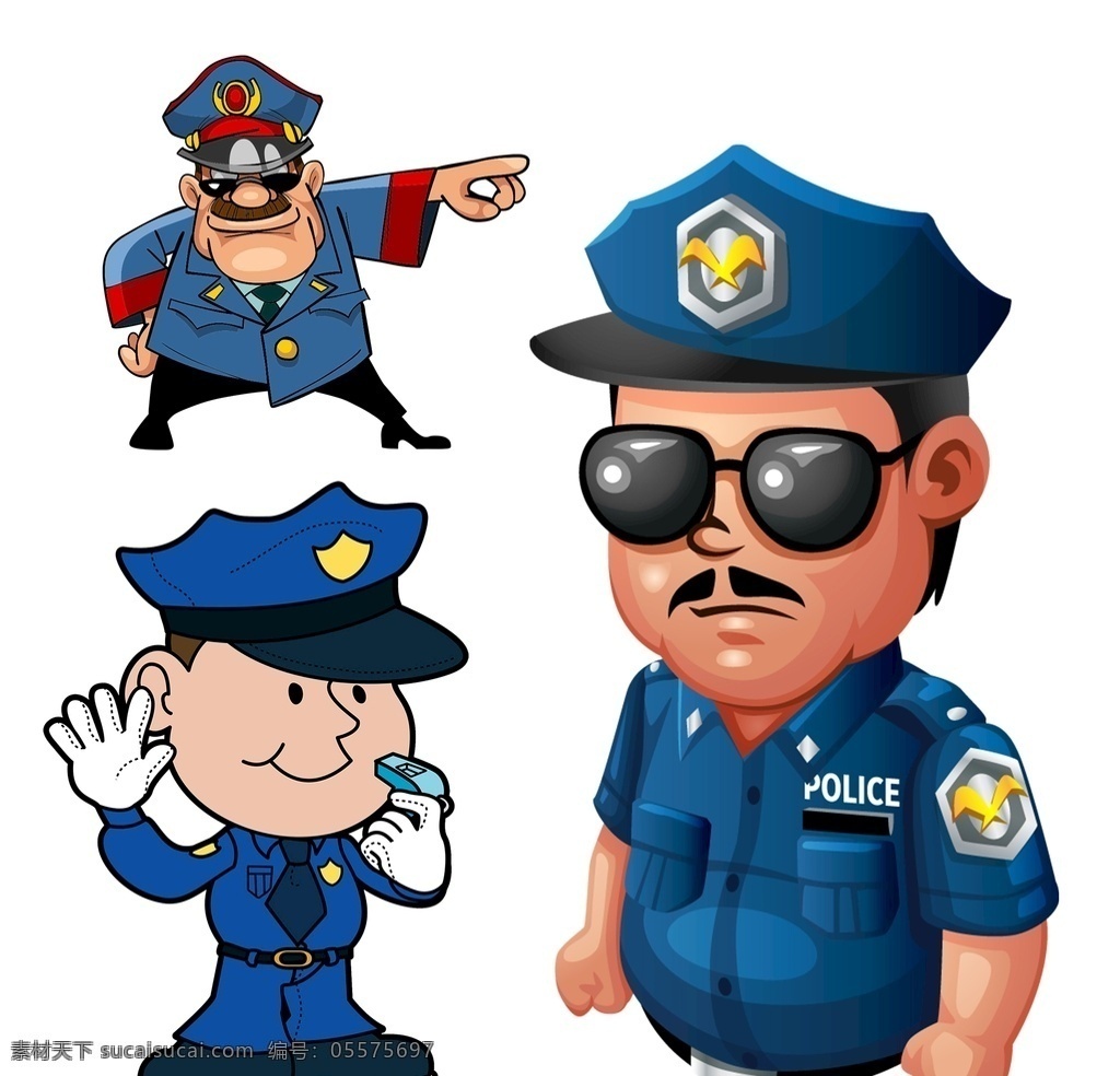 卡通警察 人民公仆 民警 片警 动画警察 军人 大兵 战士 军警 兵哥哥 军人头像 q版军人