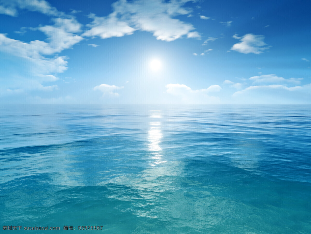 阳光 下 大海 风景 海洋海边 自然风景 海边风光 蓝天白云 大海图片 风景图片