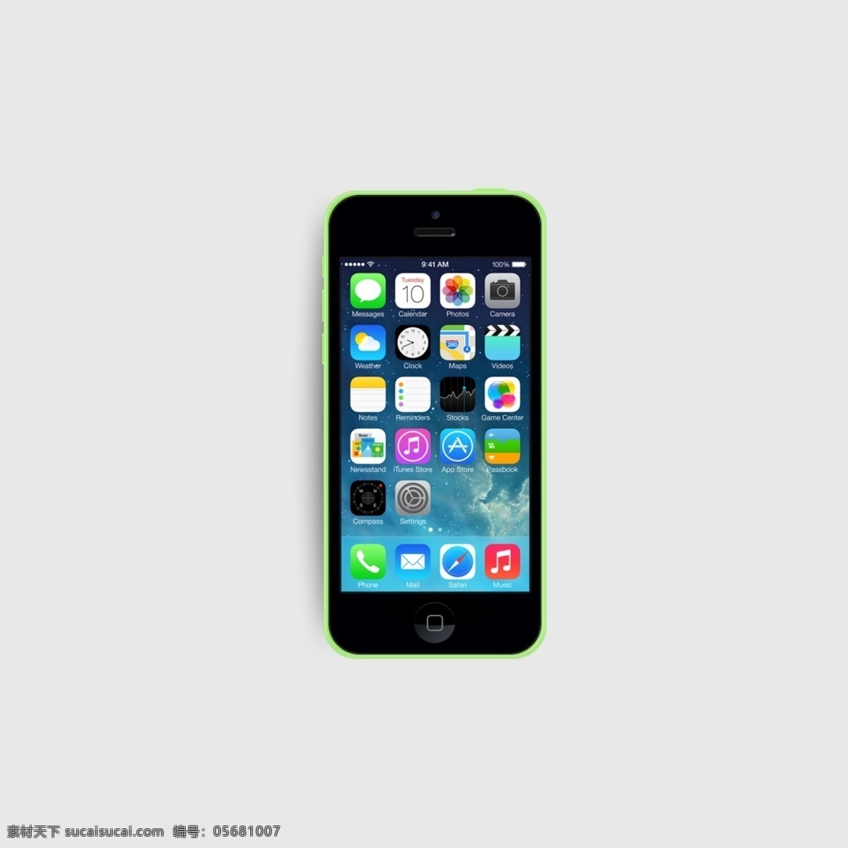 苹果 5c ios7 ios界面 iphone 分层 ui 扁平化设计 苹果5c 模板下载 苹果手机模板 手机 app