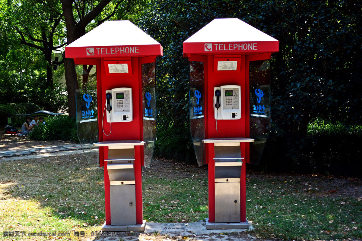 电话亭 红色 电话 记忆 上海 自然景观 自然风景