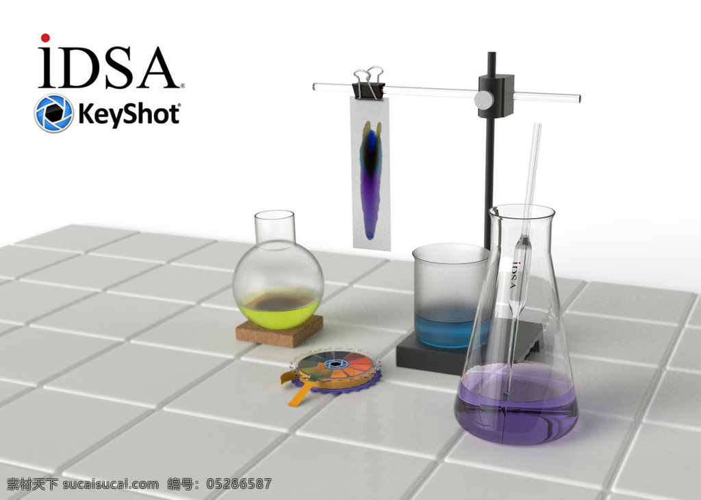 彩色 实验室 idsa 3d模型素材 其他3d模型