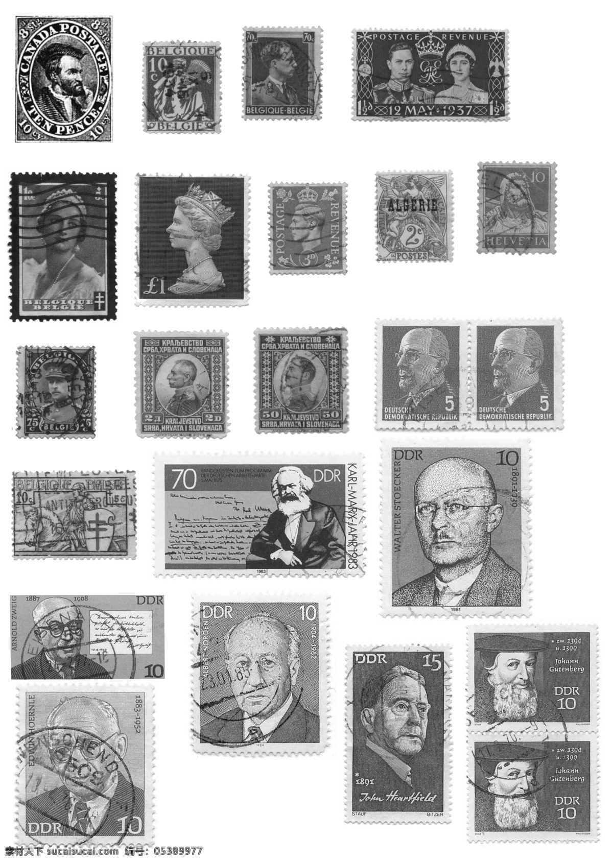 各国 复古 珍贵 邮票 英国 美国 欧洲邮票集 珍贵复古邮票 邮票免费下载 边框 剪影 女人 人物 旧式自行车 陀表 英式邮票 白色