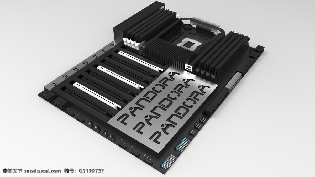 2011 潘多拉 x79 主板 想法 英特尔 lga 电 3d模型素材 其他3d模型