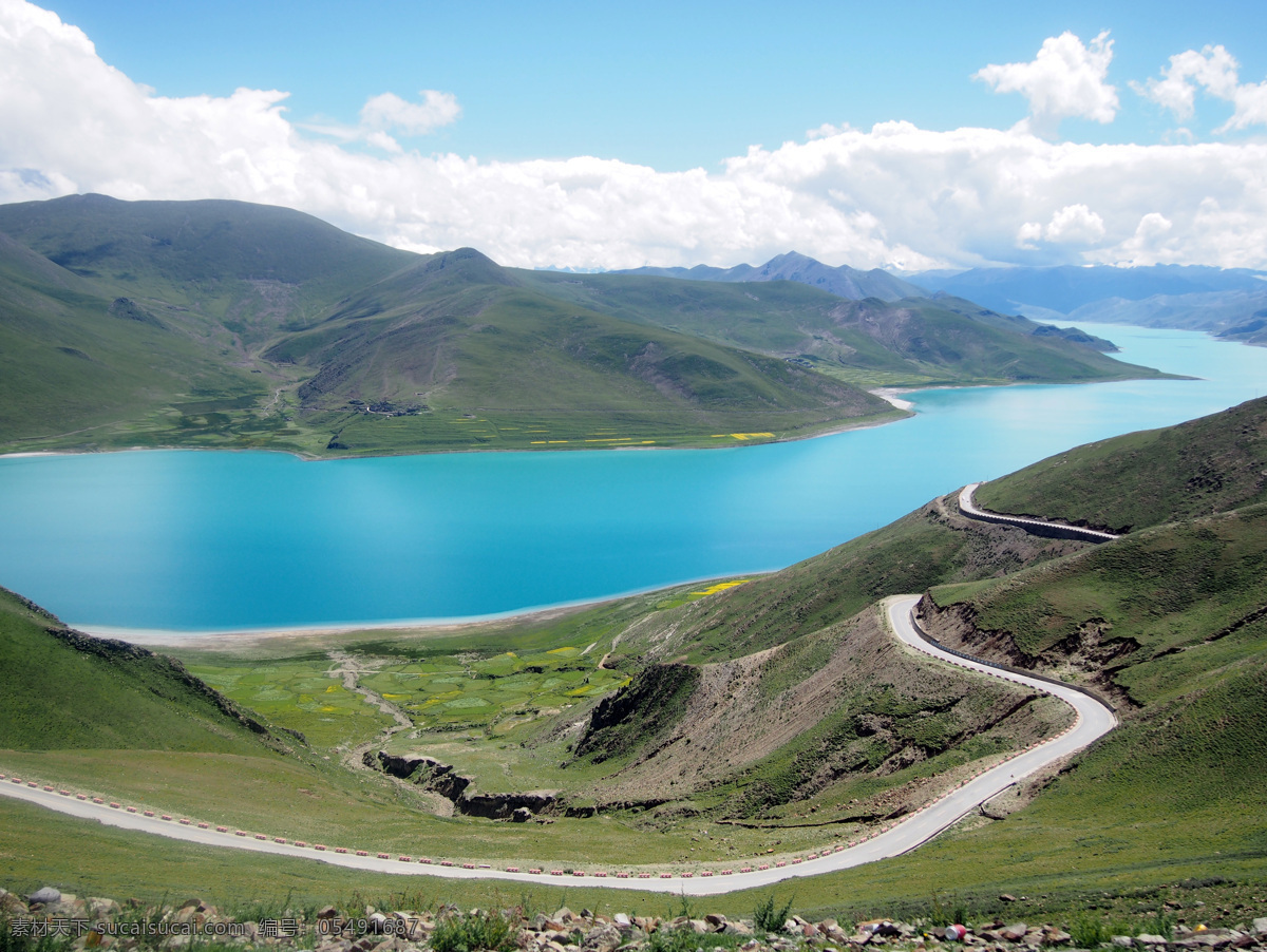 羊卓雍错 西藏 羊湖 拉萨 山水 自然景观 山水风景