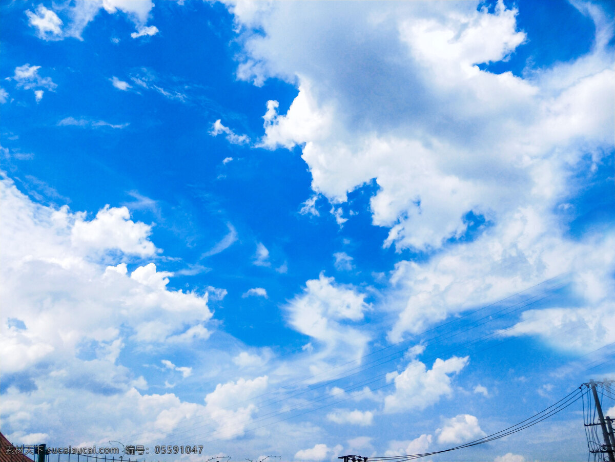 蓝天白云 夏日 天空 蓝天 云 云朵 风景 背景素材 自然景观 自然风景