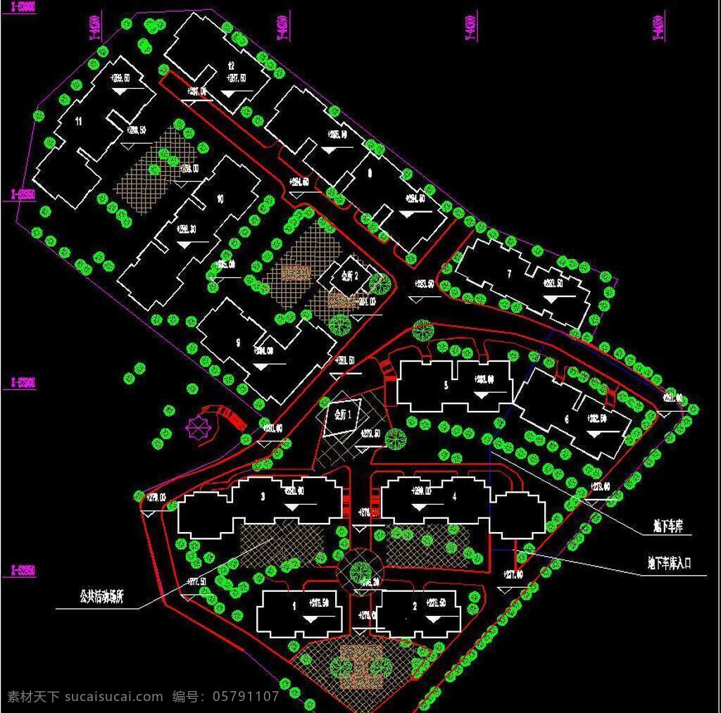 大楼 道路 房地产 公寓 广场 规划 花园 环境设计 建筑设计 交通 小区规划 别墅区 楼盘 小区 景观 绿化 住宅楼 楼房 居住区 平面布置 大全 cad 图 源文件 dwg cad素材 室内图纸
