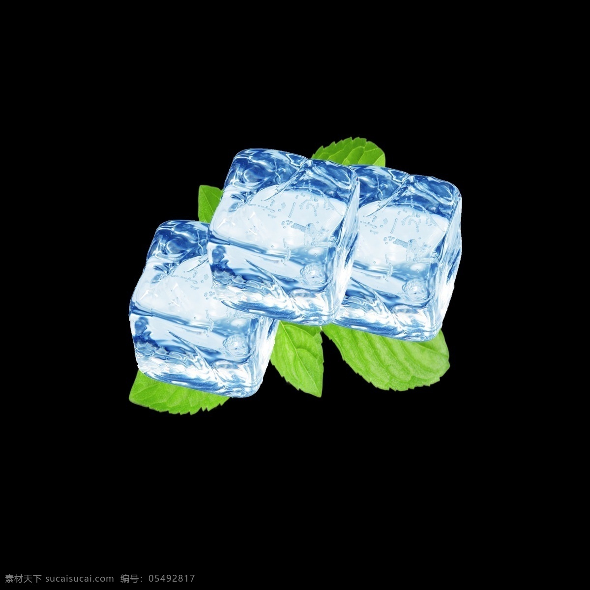 唯美 冰块 水果 元素 冰 不规则图形 几何冰晶 白色冰块 几何冰晶冰块