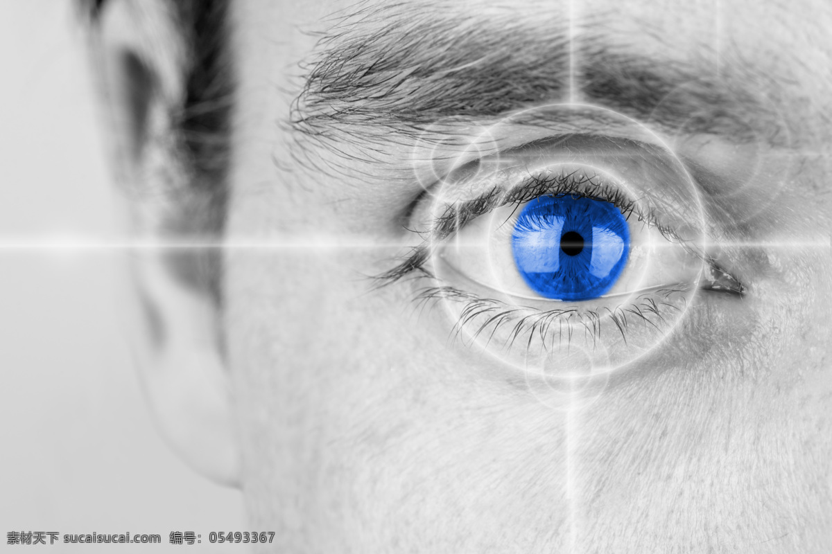 蓝色 眼珠 蓝色眼珠 发光的眼睛 蓝色眼睛 科技 男性眼睛 其他类别 生活百科