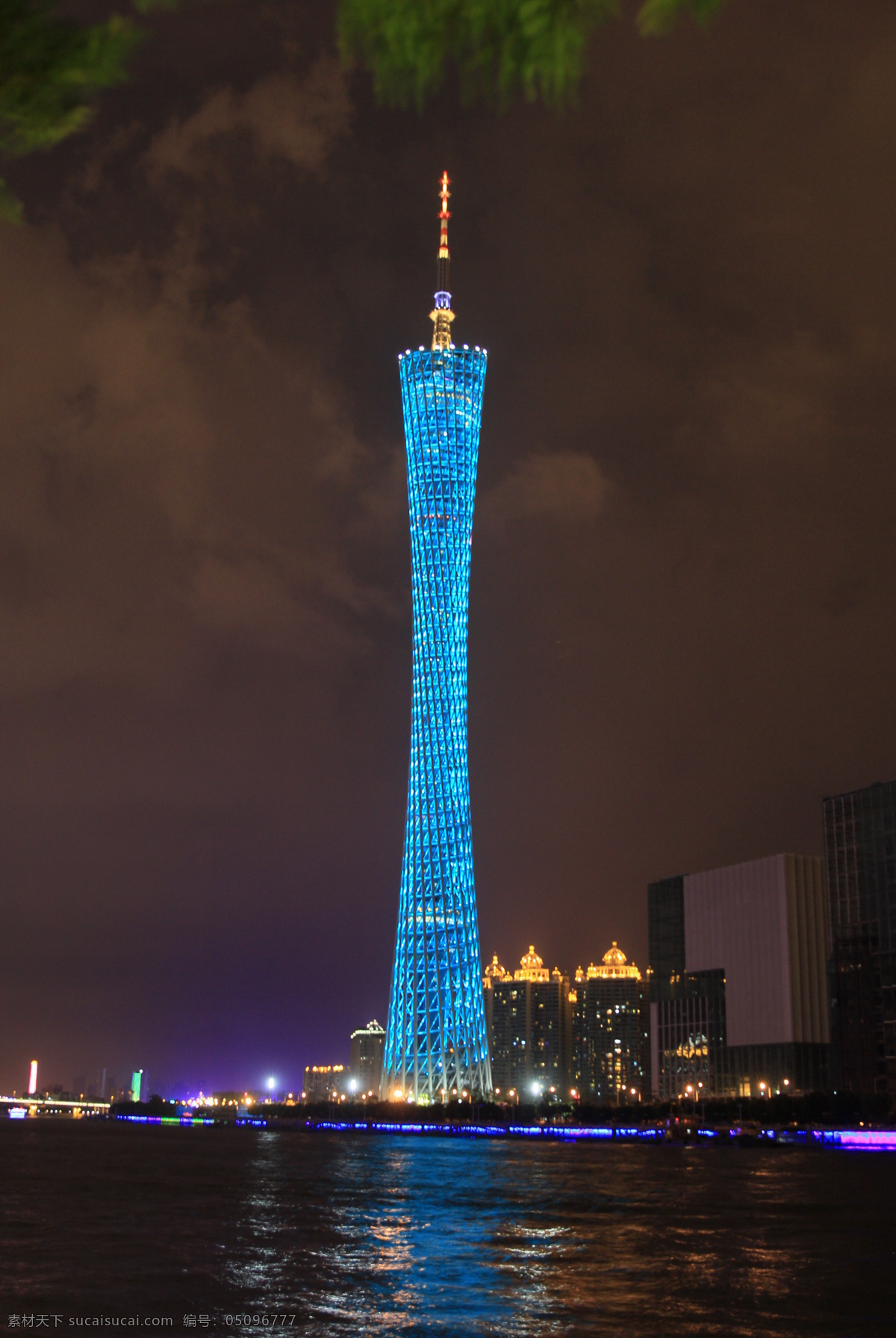 广州塔夜景 广州塔 小蛮腰 夜景 珠江 珠江夜景 广州 小 蛮 腰 建筑景观 自然景观 黑色